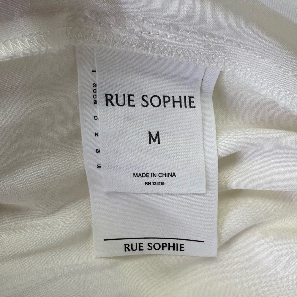 NEW REVOLVE Rue Sophie Shawn Trouser in Alabaster Size Medium - Picture 7 of 9